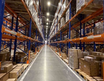 Модернизация освещения склада косметической продукции, г. Ногинск