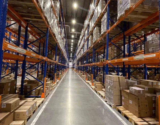 Модернизация освещения склада косметической продукции, г. Ногинск