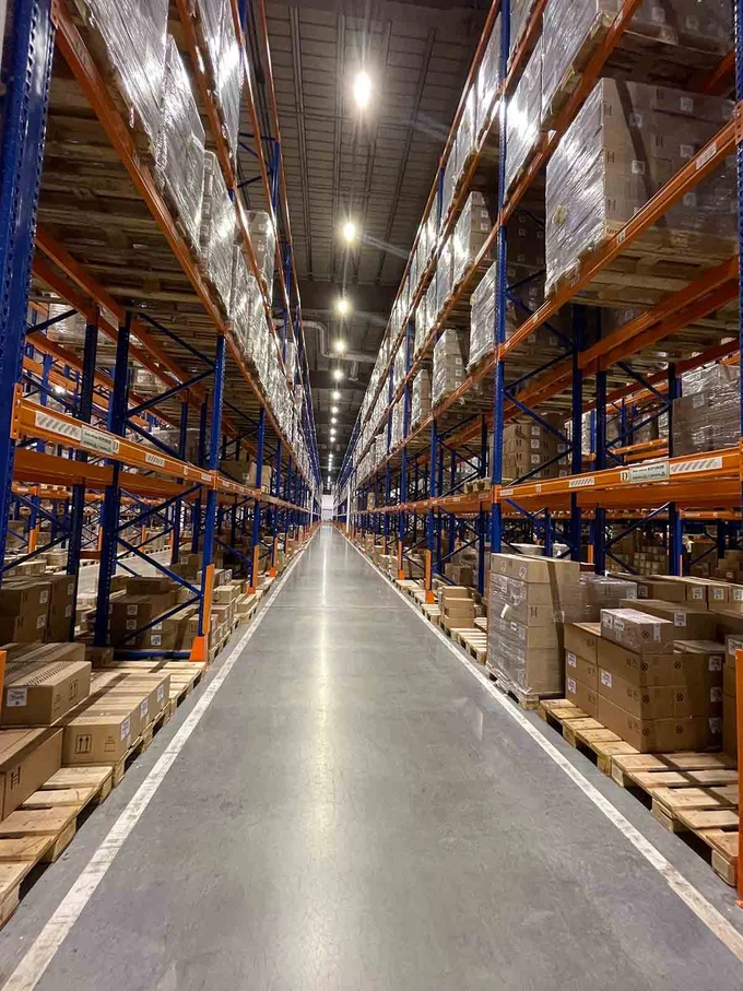 Модернизация освещения склада косметической продукции, г. Ногинск