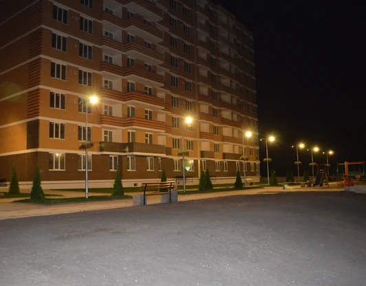 Освещение территории ЖК Цветной бульвар